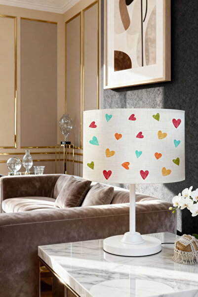 EVPANYA عاكس الضوء لغرفة الأطفال بنمط القلوب الحية