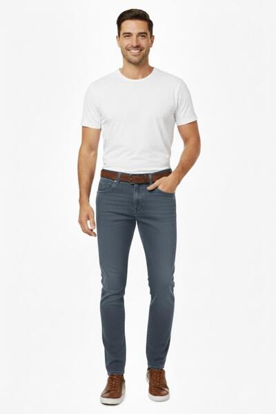 LOCUS JEANS Men's Slim Fit Jeans Model Pants 310 Bgl-St04976