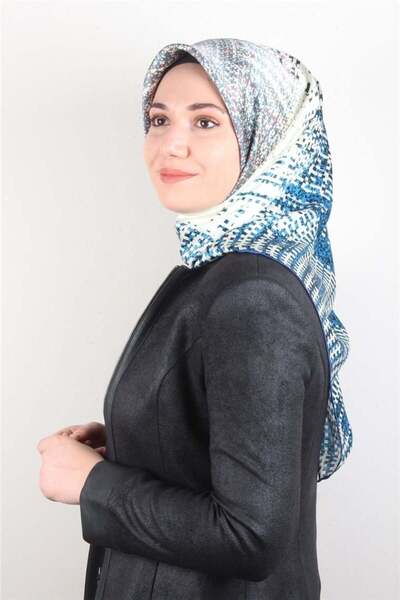 Aker Nostalji̇ Ti̇vi̇l Silk Scarf 8575-922