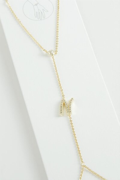 OSENSE Luxury Steel Shahmeran with Letter Zircon Stone