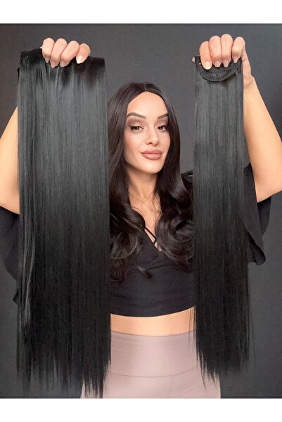 Suzan Peruk Isıya Dayanıklı Düz Yarımay ÇıtÇıt Saç +2 PARÇA YAN ÇITÇIT HEDİYE...