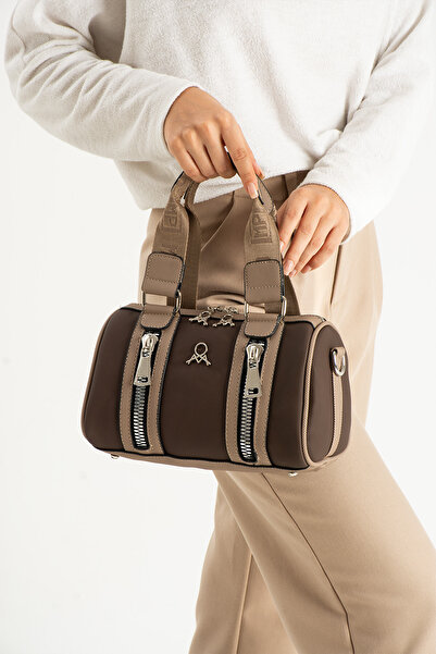 KIRASE Women's Cylinder Model Quality Hand and Shoulder Bag 651