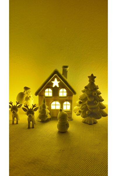 Taz Work Shop Aksesuar Dekoratif Sevimli Ev Dekor Seti Led Mumlar Dahil Gece ...