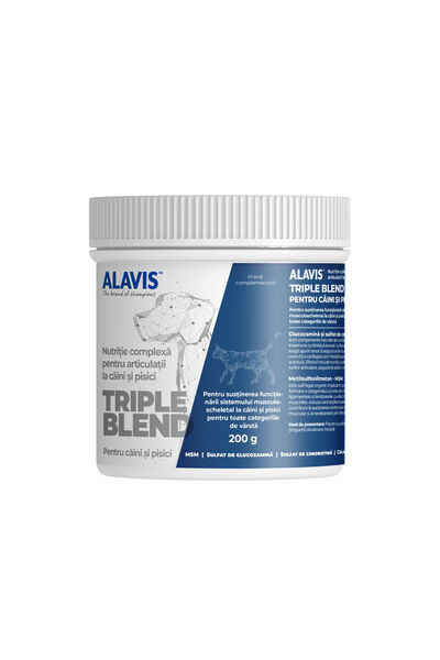 Alavis Supliment articulatii pentru caini si pisici Triple blend Alavis, 200g