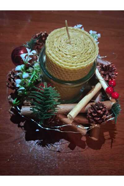 OEM Decorative Christmas Holder for Wooden Candles and Beeswax Candles