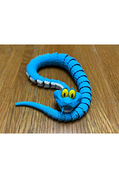 T.Gift 3D Zootopia Gary Yılan Figürü Eklemli Hareketli