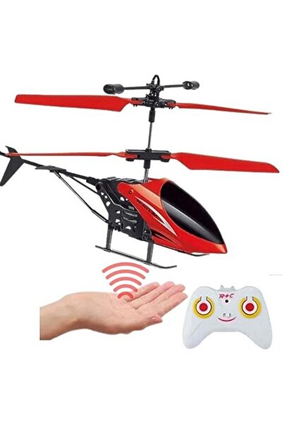 Generic لعبة طائرة هليكوبتر صغيرة مضادة للتصادم تعمل بالأشعة تحت الحمراء مع جهاز تحكم عن بعد وامض LED