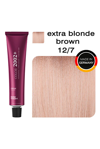 Basler Beauty Vopsea de par BASLER color 2002+ Plex 12/7 blond castaniu, extr...