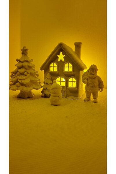 Taz Work Shop Aksesuar Dekoratif Sevimli Ev Dekor Seti Led Mumlar Dahil Gece ...