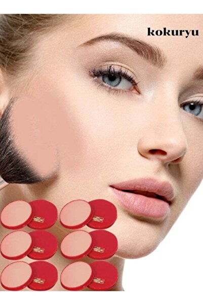 Kokuryu 6 Pieces Summer Cake Cherry Pink Foundation Powder