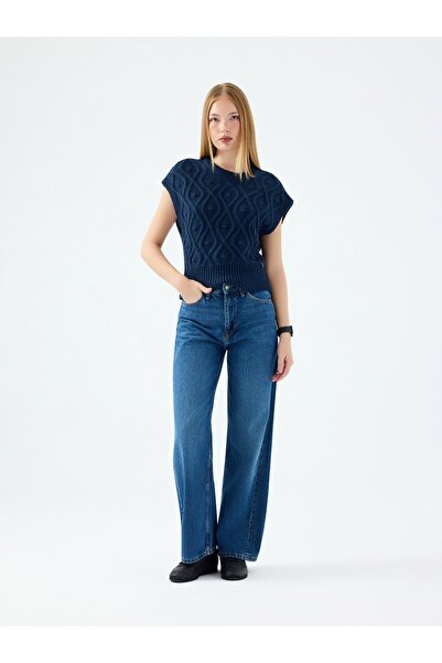 Loft Wide Leg Regular Fit Women's Trousers