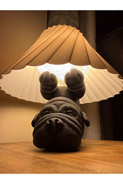 APJ STORE SINCE 2020 Sevimli Köpek Şeklinde Dekoratif Tasarım Abajur