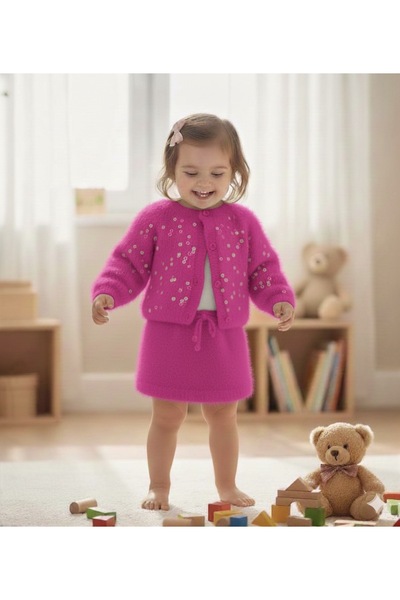 Charme Elegant Hand-Knitted Double Baby Set