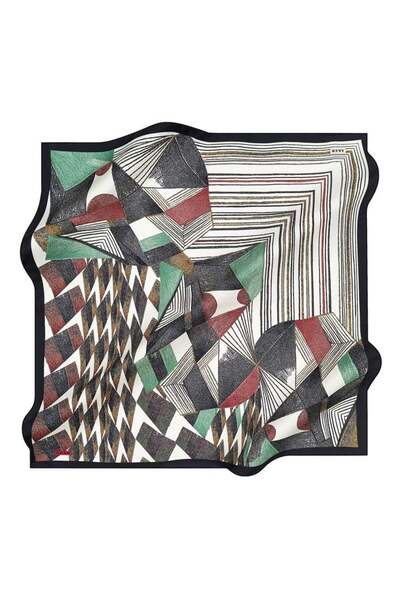 Aker Tivil Silk Scarf 8413-911
