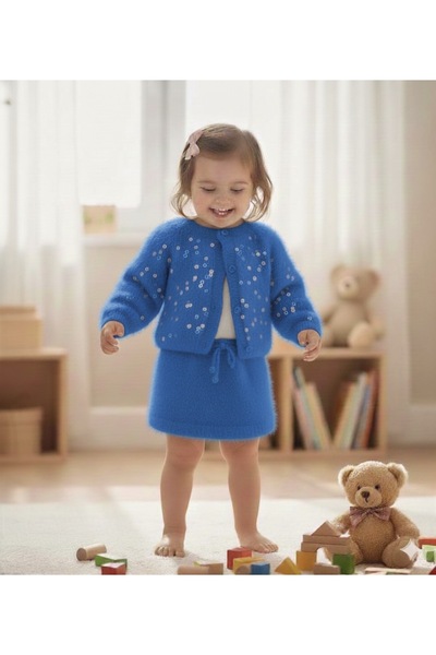 Charme Elegant Hand-Knitted Double Baby Set