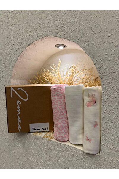 Çok Amaçlı Müslin Örtü 3’lü Set, Müslin Yenidoğan Bebek Battaniyesi, %100 Pamuk Müslin Bez