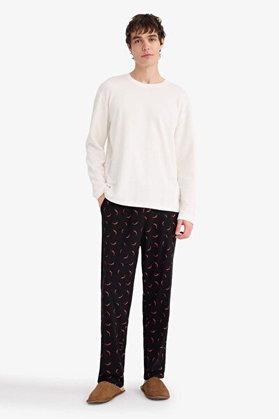 DeFacto Regular Fit Patterned Pajama Bottoms G6223Ax25Wn