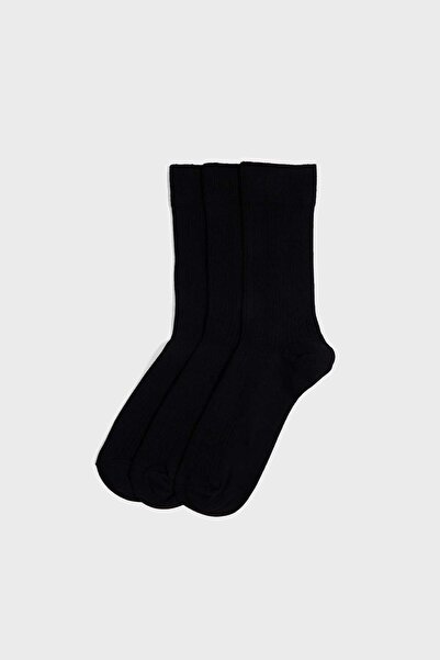 DeFacto Men's 3-Pack Cotton Long Socks G6843Axns
