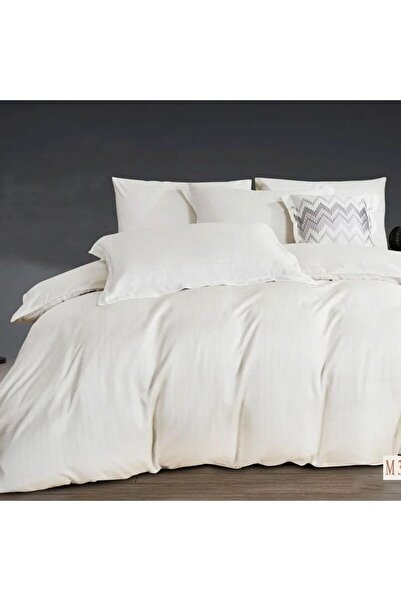 Reiashn Tinsel Secura 100% Cotton Bedding Set, Off-White, 8 Pieces, Summer Do...