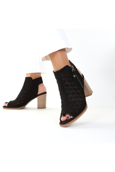 OEM Sandale ușoare cu toc Ryna, negre