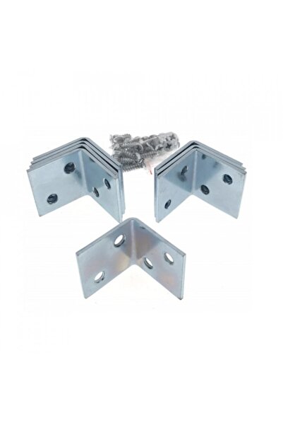 Benson Workshop set, 40 pieces: 32 screws and 8 metal corner brackets 30 x 30 x 30 mm