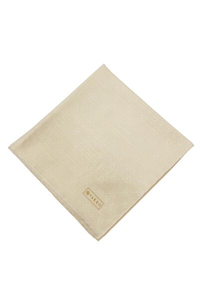 Vakko Cotton Silk Scarf - New Hologram - Cream