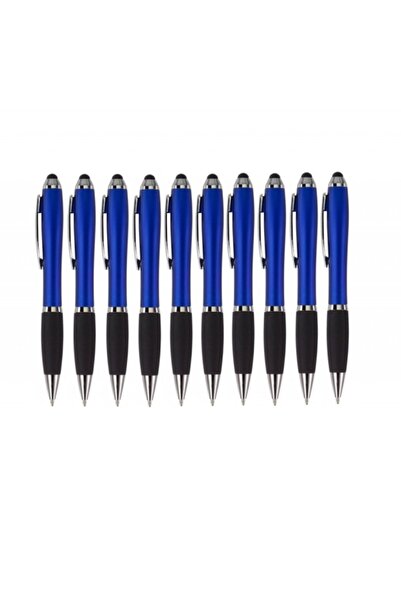 Tableta Universal IT and Telecom Set 10 pcs, 2-in-1 Stylus with Pen and Metal Clip, BeMix, Blue