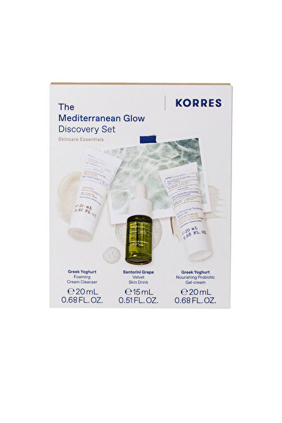 korres Greek Yoghurt Cleansing Foam 20ML & Santorini Grape Velve