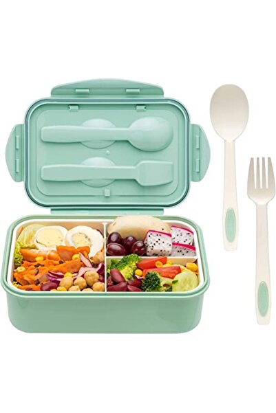 Arabest صناديق بينتو للكبار - صندوق غداء بينتو للأطفال مع ملعقة وشوكة