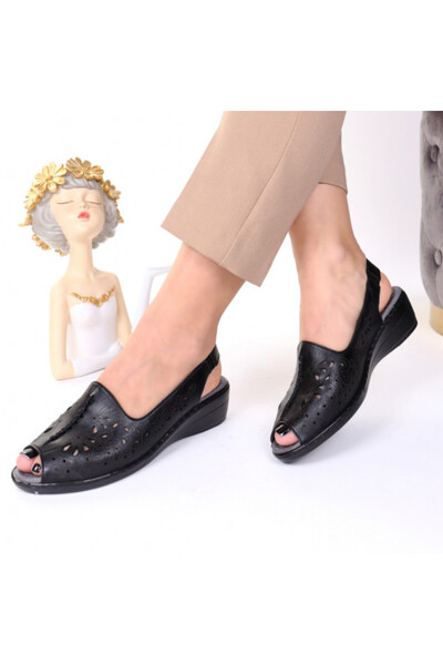 OEM Irodia Black Platform Sandals