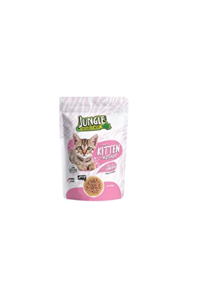 Jungle Jungle Moist Kitten Sachets, Chicken Flavor, 100g
