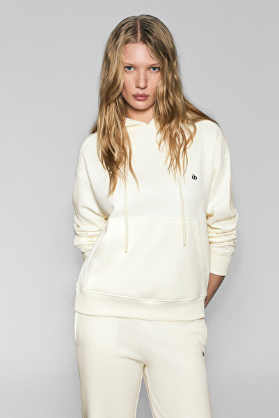 Urban Beat JINGSO Дамска полар флийс мека качулка с кенгуру джоб и принт дета...