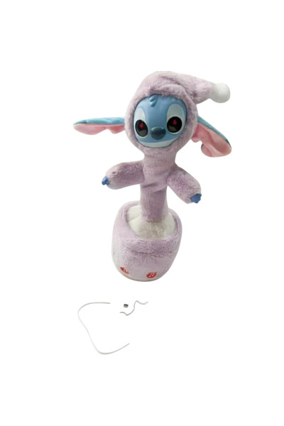 Toybox Dancing Stitch Cactus Imitates Voice, Musical, Rechargeable, Dancing Stitch Cactus Plush Toy