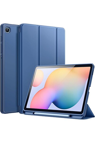 HYX Case for Samsung Galaxy Tab S6 Lite 10.4" (2024/2022/2020) with S Pen Holder - Navy
