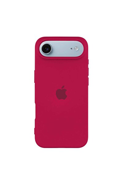 Apple Silicone Case for iPhone 17 Air, Rose Red