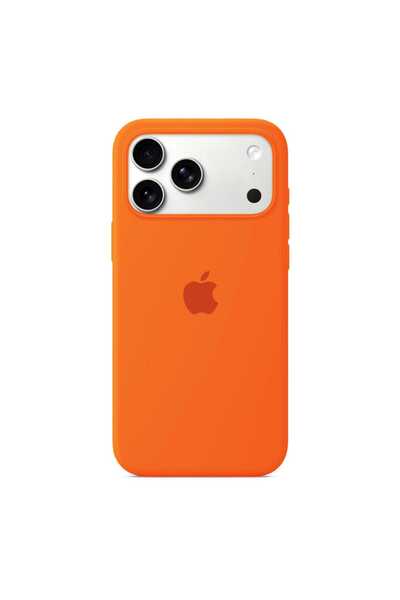 Apple Silicone Case for iPhone 17 Pro, Orange