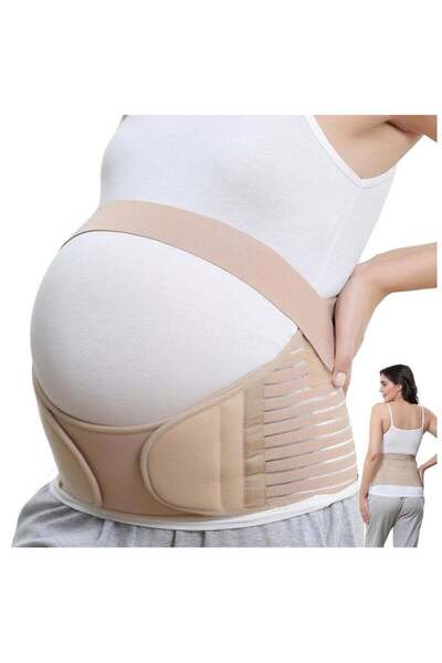 Saharaz حزام دعم الحمل القابل للتعديل 3 في 1، دعامة دعم البطن القابلة للتهوية...
