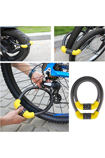 OEM Set 2 lacate rotunde antifurt, Bicicleta/Motocicleta/Trotineta Electrica/Scuter, cifru 5 cifre, otel