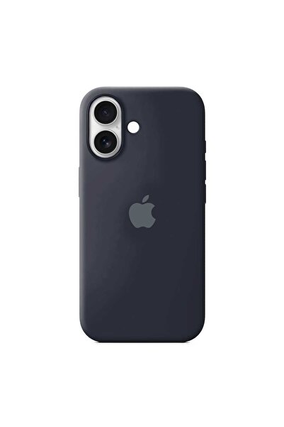 Apple Силиконов калъф за iPhone 17, черен
