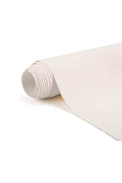 G Glixicom Folie Piele Ecologica Autoadeziva pentru Reconditionare Mobilier sau Obiecte 50 x 138 cm Alba