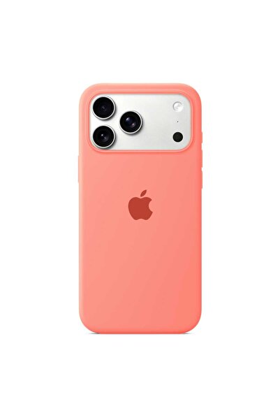 Apple Silicone Case for iPhone 17 Pro, Peach