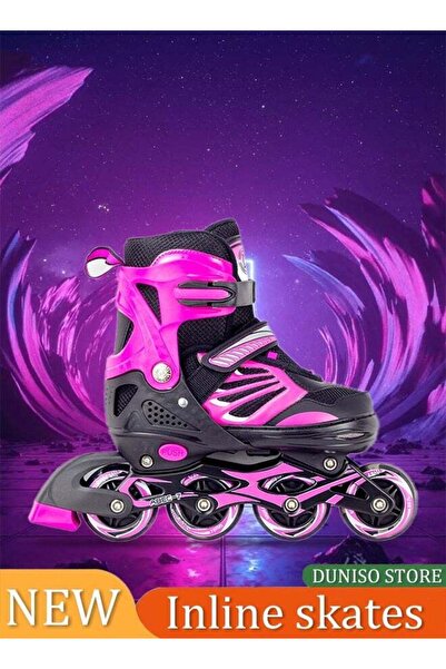 DOMEET Kids Roller Skates,Kids Inline Skates,With LED Illuminated Wheels, Adj...