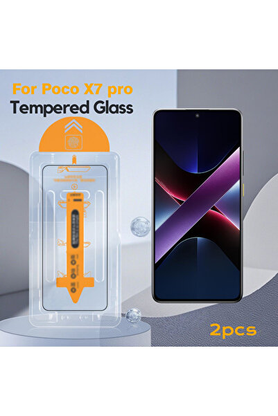 Choice Poco x7 pro High Definition 2 Pieces 2Pcs Tempered Glass For Poco X7 P...