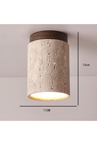 Choice light yellow Japanese Wabi-sabi Porch Balcony Ceiling Lamp Northern Europe Yellow Cave Stone Ceiling