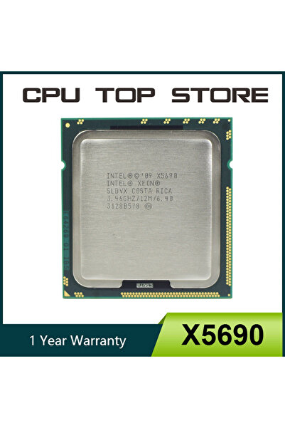 Intel Xeon processor X5690 3.4GHz Socket A 1366 CPU 6-Core 12-Thread 130W