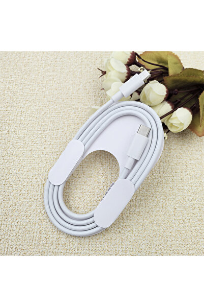 Choice كابل USB C PD أبيض 45 وات 30 وات بطول 100 سم، سلك شحن سريع للهاتف لهات...