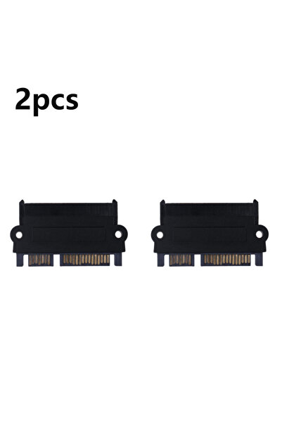 ALLOYSEED قطعتان 5 جيجابت في الثانية SFF 8482 SAS إلى SATA بزاوية 180 درجة مح...