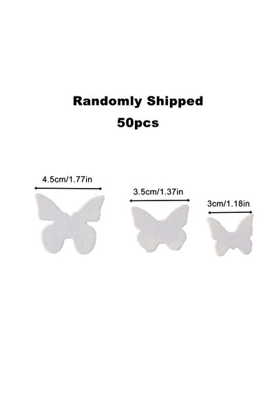 Choice 50pcs Wedding White Butterfly Confetti Bridal Shower Bachelorette Part...