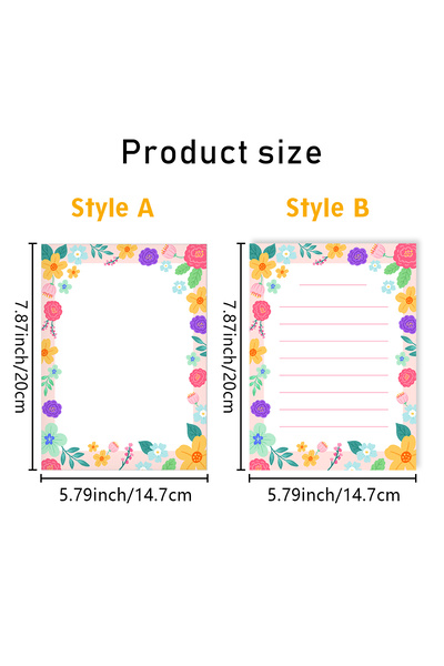 Choice ZH-5203-AQ قطعتين بتصميم زهور، ملصقات ثلاجة مغناطيسية قابلة لإعادة الك...