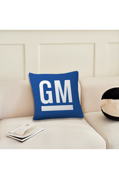 Choice غطاء وسادة أنيق من شركة z2 بشعار G-General M-Motors مقاس 40×40 سم (16×...